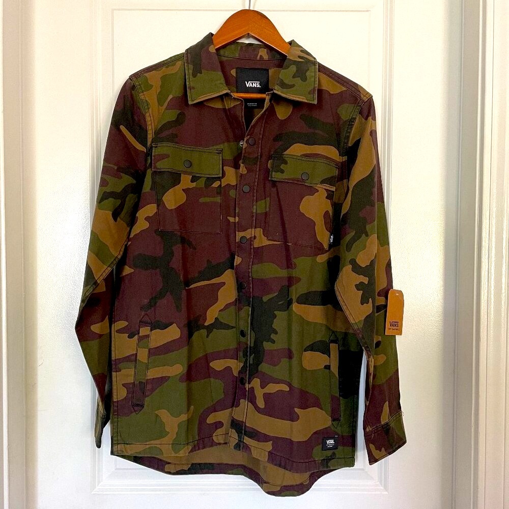 Vans Women's Camouflage Cutler Shacket Size Small